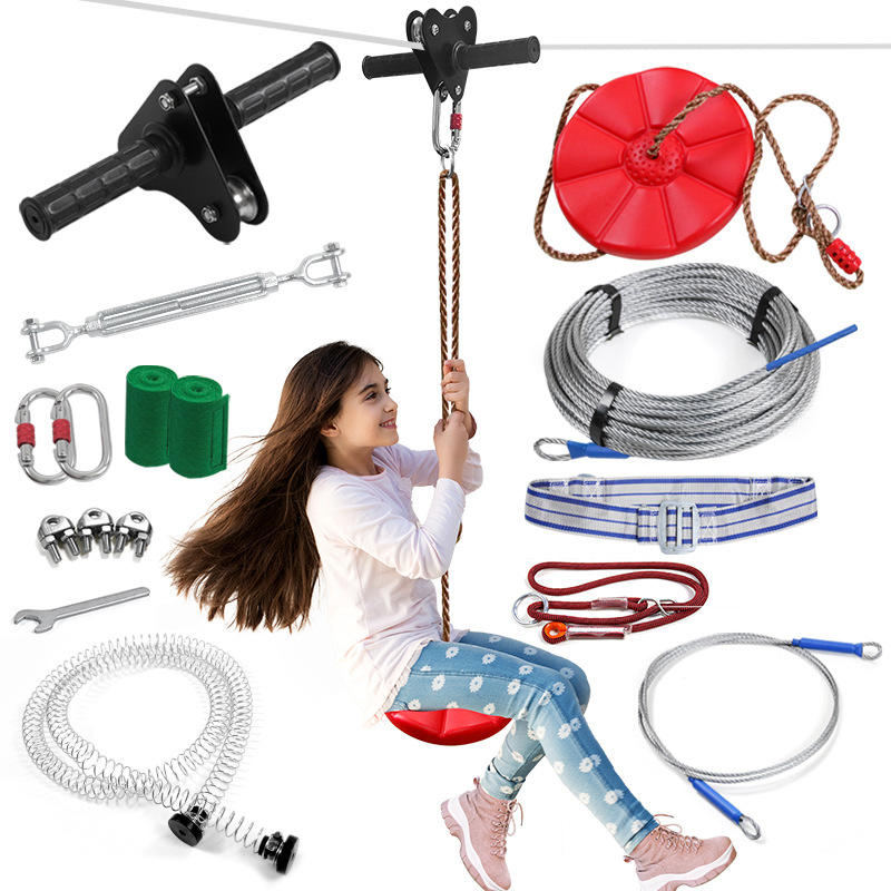 Zipline Kit, Outdoor Park Zip  - đánh giá và giá Outdoor Adventure Kit For Kids