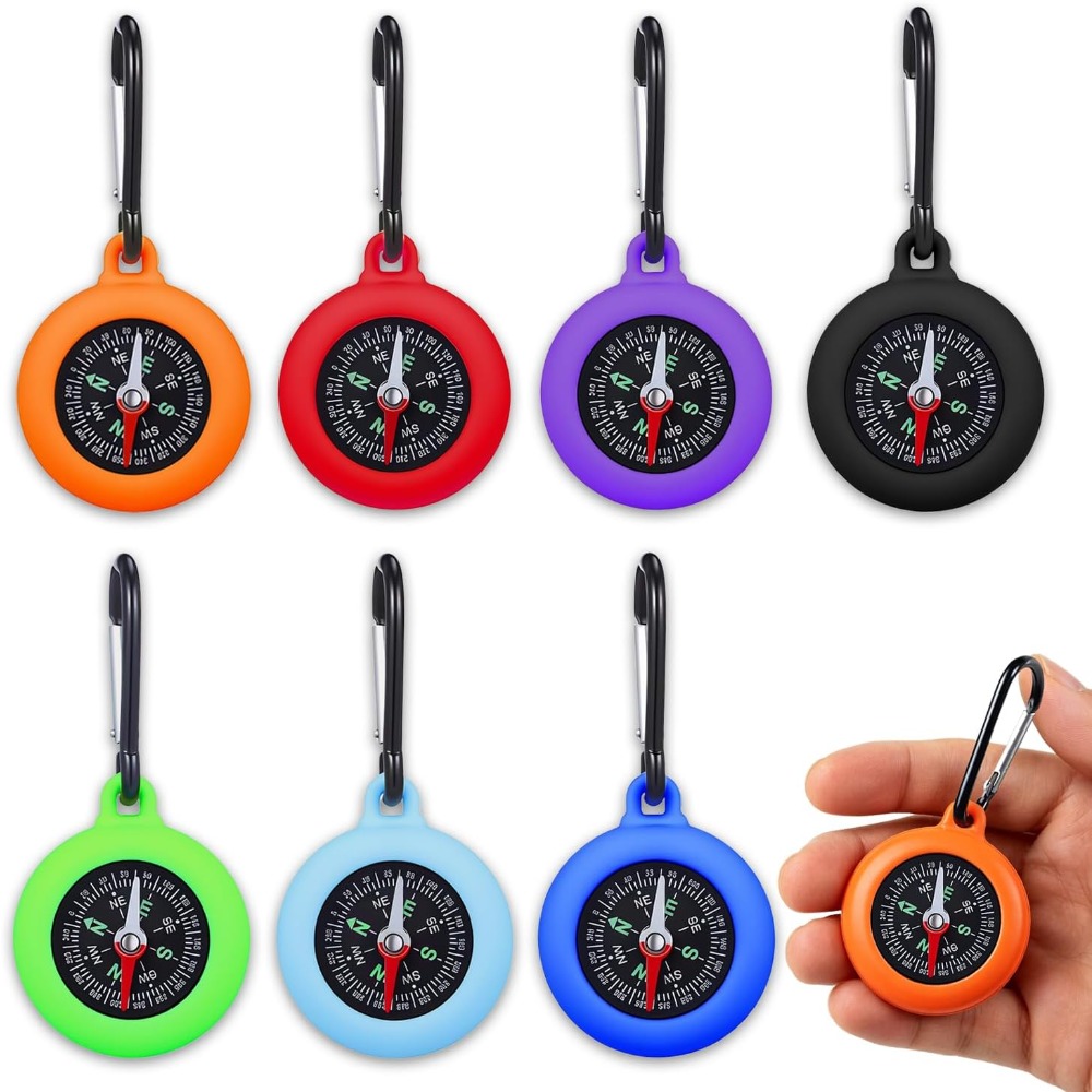 5-20 PCS Mini Compass Keychain - đánh giá và giá Outdoor Adventure Birthday Party