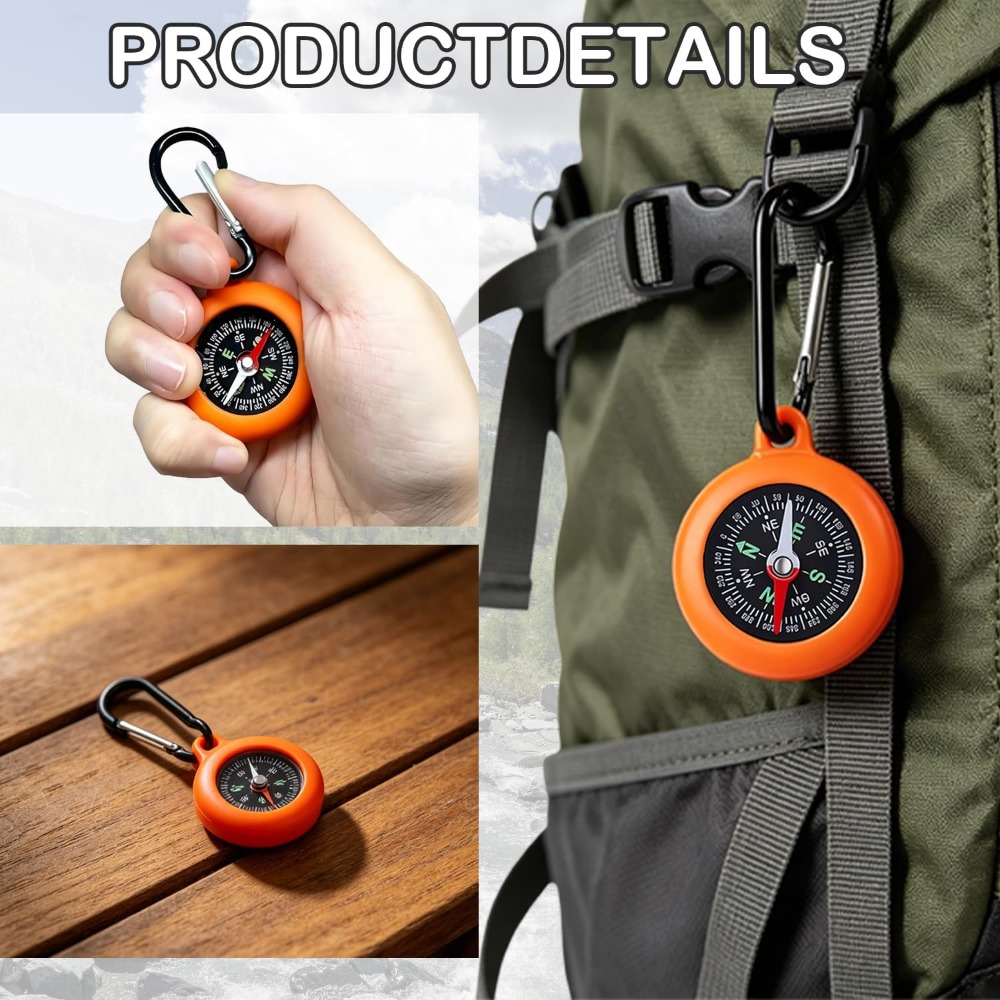 5-20 PCS Mini Compass Keychain - đánh giá và giá Outdoor Adventure Birthday Party
