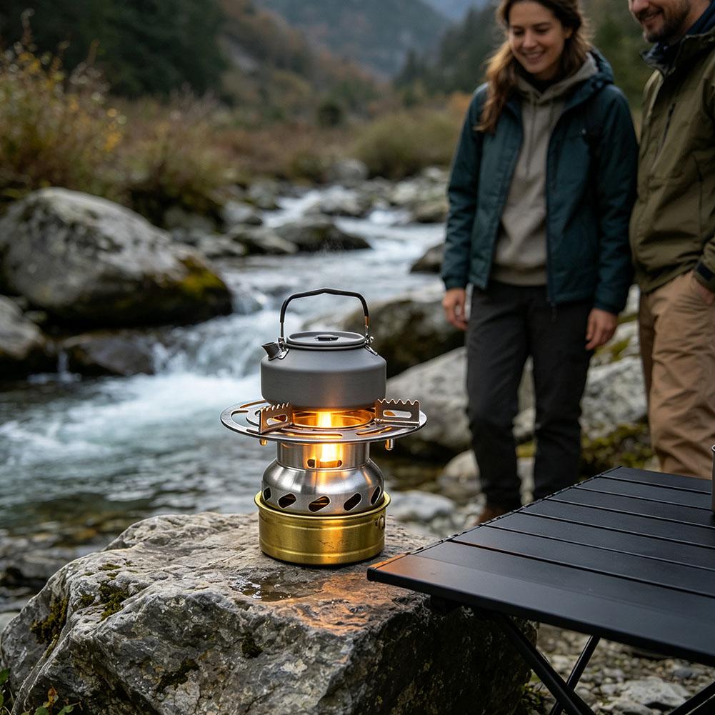 Outdoor Portable Stainless Alc - đánh giá và giá Outdoor Adventure Backpack