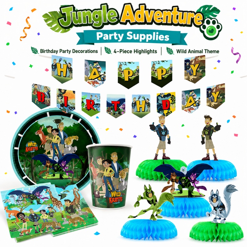 Wild Kratts Birthday Picnic Po - đánh giá và giá Outdoor Adventure Birthday Party